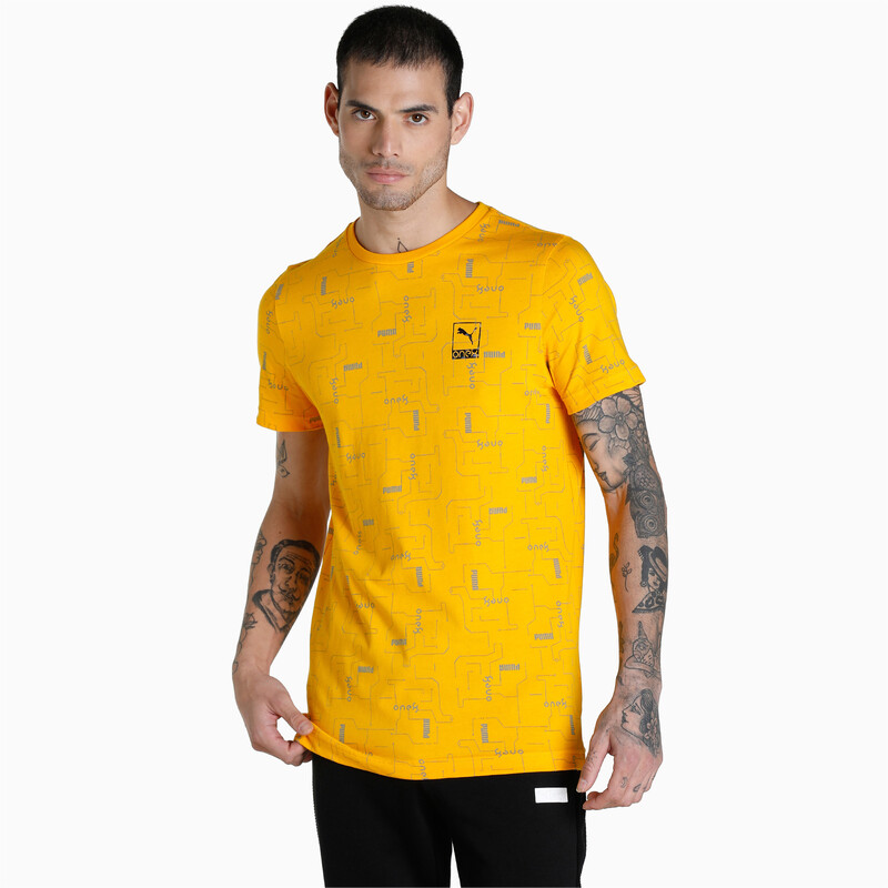 Puma one8 2025 yellow t shirt