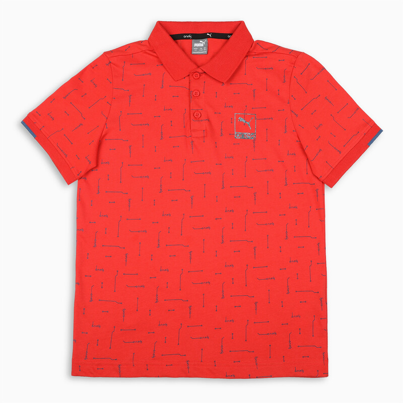 PUMA X One8 Youth Regular Fit Printed Polo