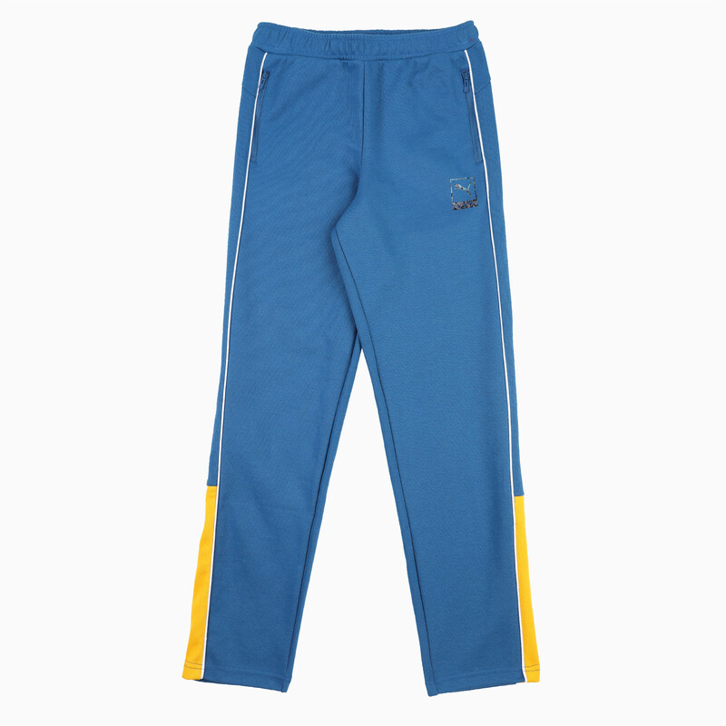 

PUMA X One8 Boy's Regular Fit Pants, Black/blue