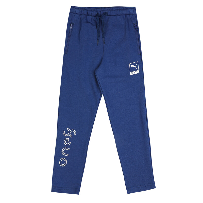 

PUMA X One8 Logo Kid's Pants, Black/blue