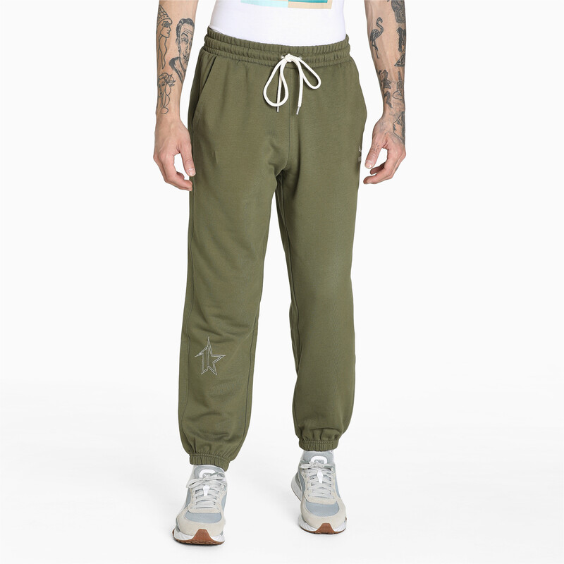 

Men's PUMA X1DER Relaxed Fit Pants, Gray/green