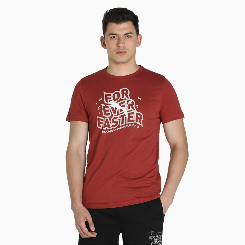 

Men's PUMA X1DER Graphic Slim Fit T-Shirt, Red