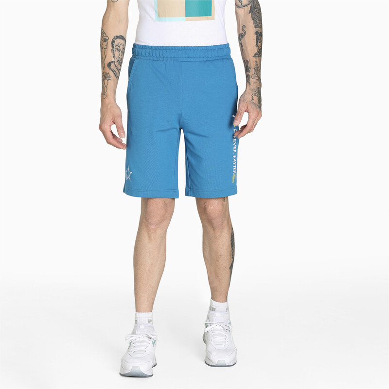 

Men's PUMA X1DER Graphic Shorts, Black/blue