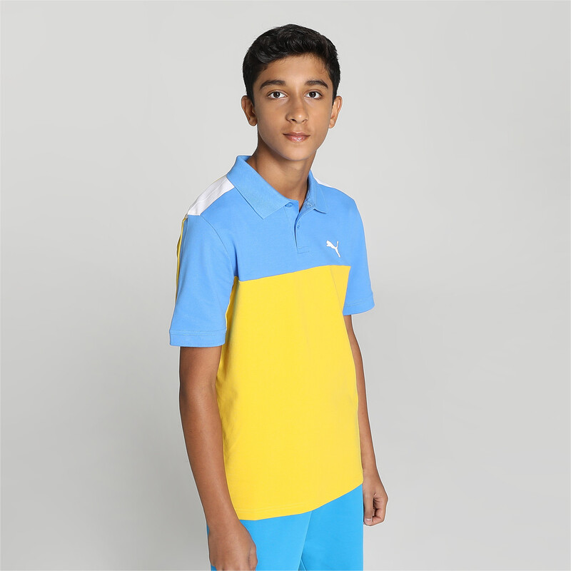 

PUMA Colorblock Youth Regular Fit Polo