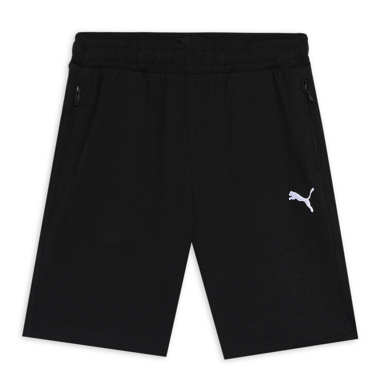 

PUMA Zippered Youth Regular Fit Shorts, Black