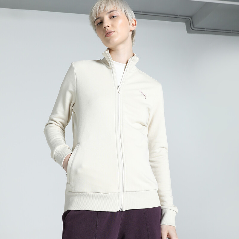 

Women's PUMA Zippered Terry Regular Fit Jacket