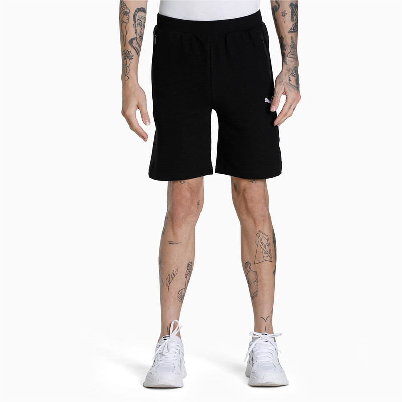 Men's PUMA Ottoman Shorts, Black