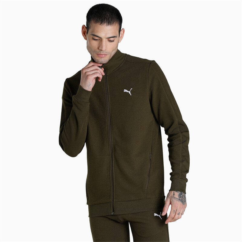 Olive green sales puma jacket
