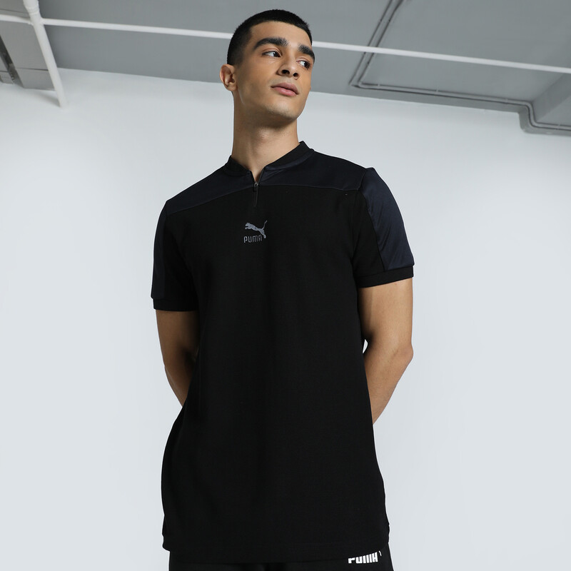 PUMA Overlay Slim Fit Polo