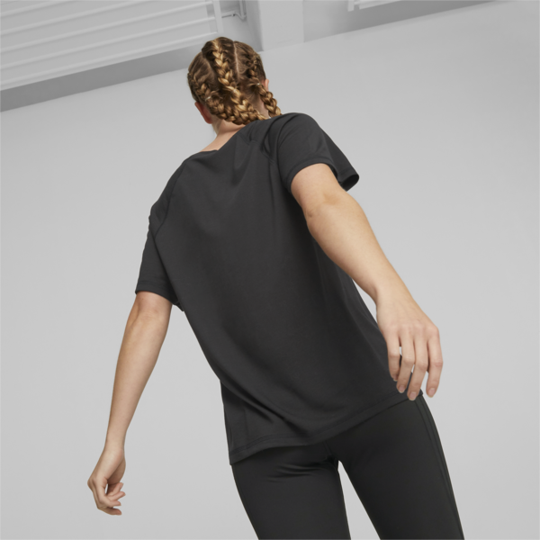 EVOSTRIPE Tee Women, PUMA Black, large-ZAF