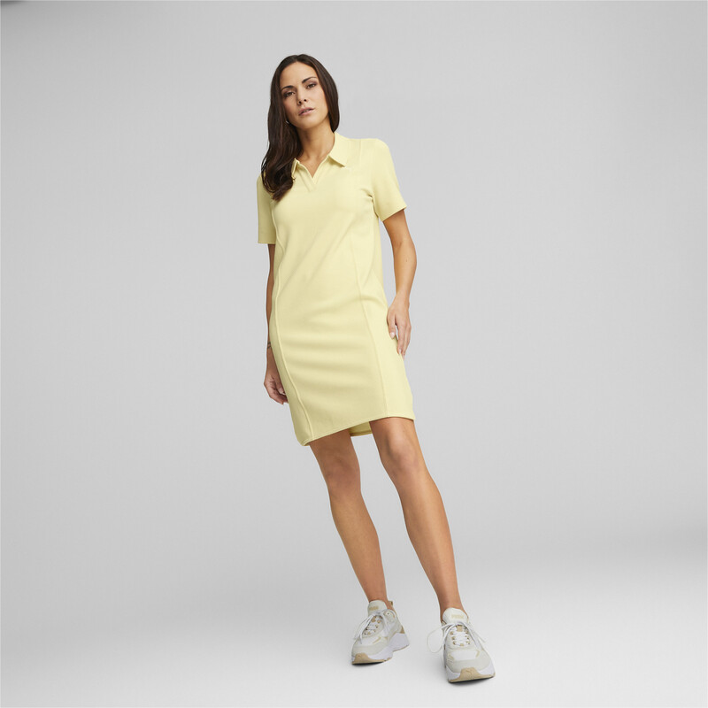 

Women's PUMA HER Regular Fit Dress, Light straw