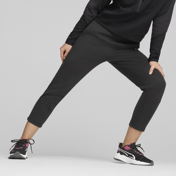 EVOSTRIPE High-Waist Pants Women, PUMA Black, large-ZAF