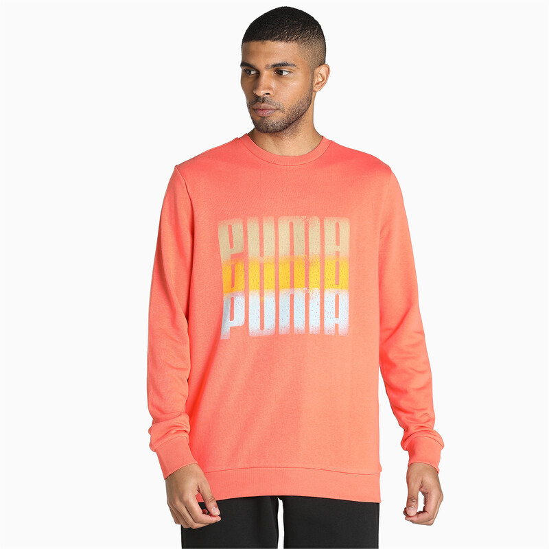 Orange store puma sweatshirt