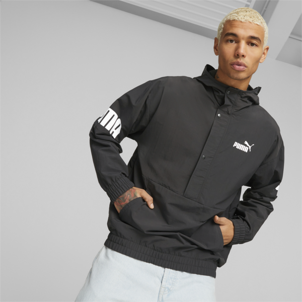 PUMA POWER Windbreaker Men, PUMA Black, large-MEX
