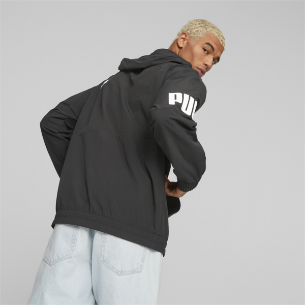PUMA POWER Windbreaker Men, PUMA Black, large-MEX