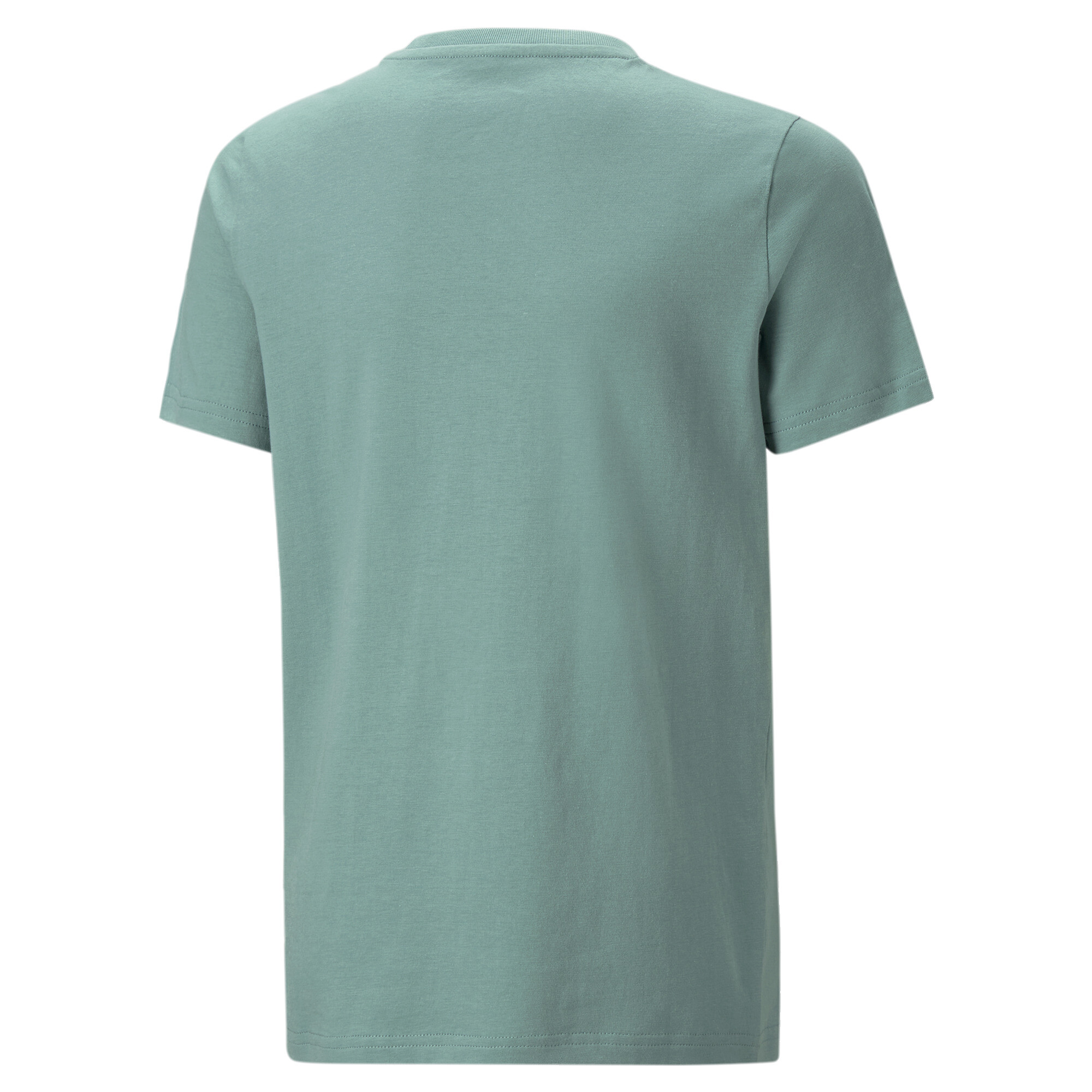 PUMA ESS+ LOGO POWER T-Shirt In Gray, Size 5-6 Youth