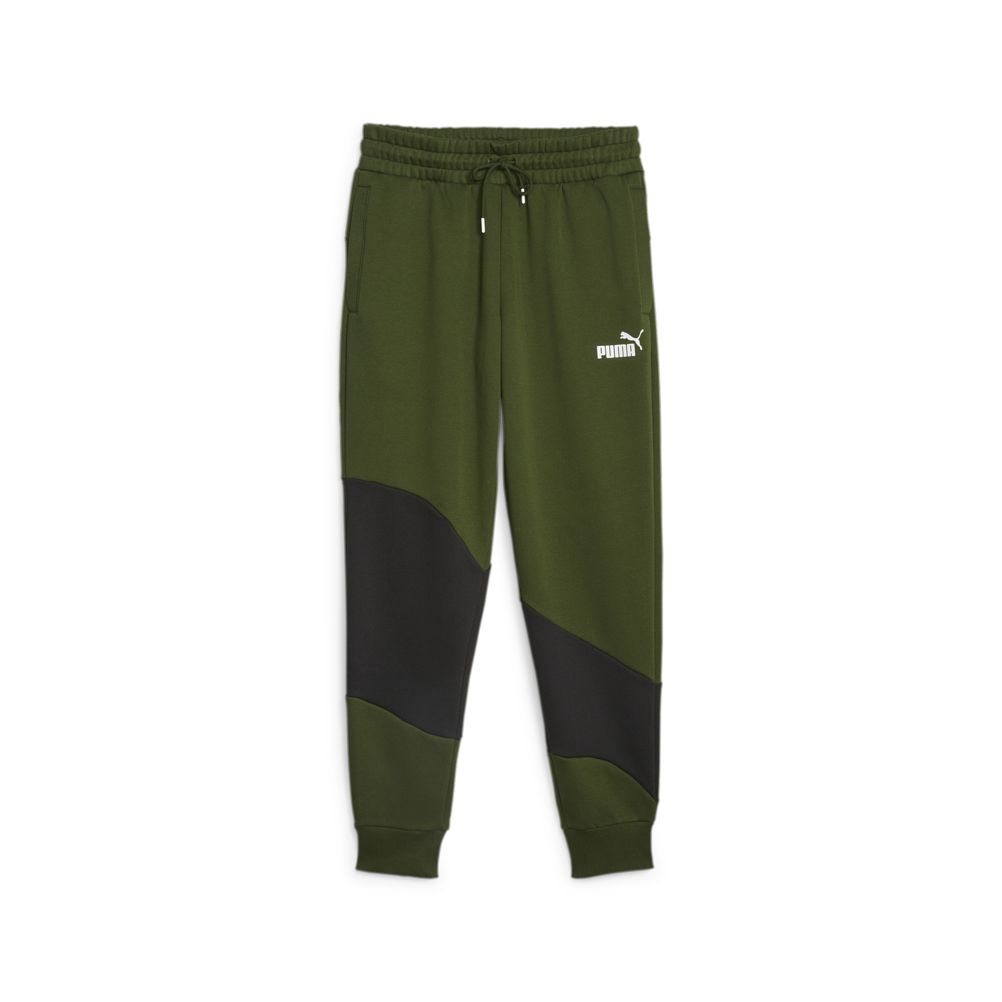 Men's Puma POWER Cat Sweatpants, Green, Size XXL, Clothing