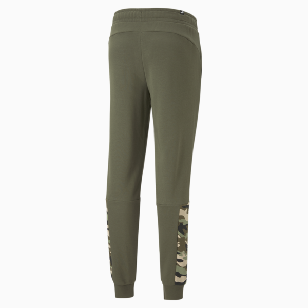 Essentials Block Camo Sweatpants Men, Green Moss, large-MEX