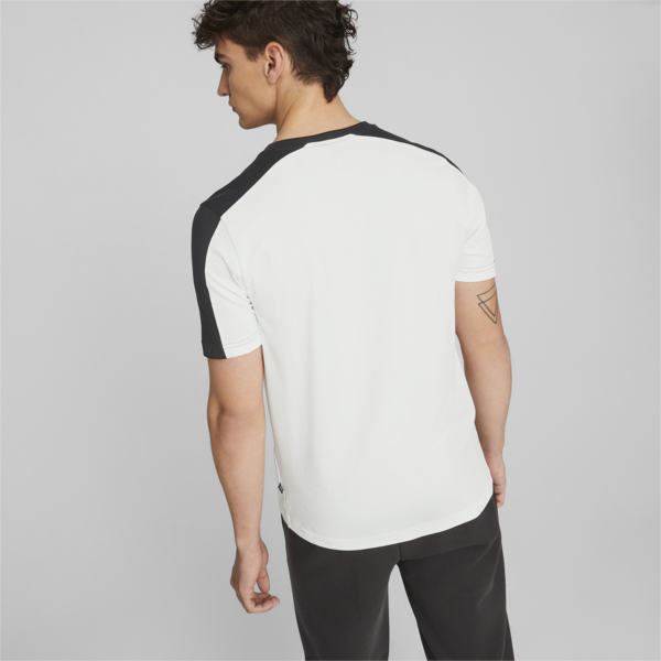 Essentials Block Tape Tee Men, PUMA Black, large-MEX