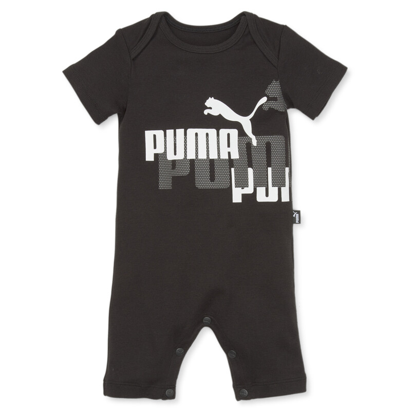 

PUMA Minicats Newborn Oncie Overall, Black