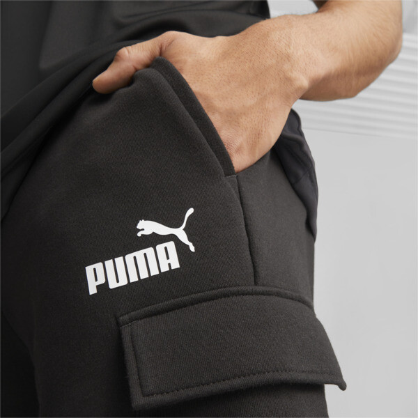 Essentials Cargo Shorts Men black PUMA