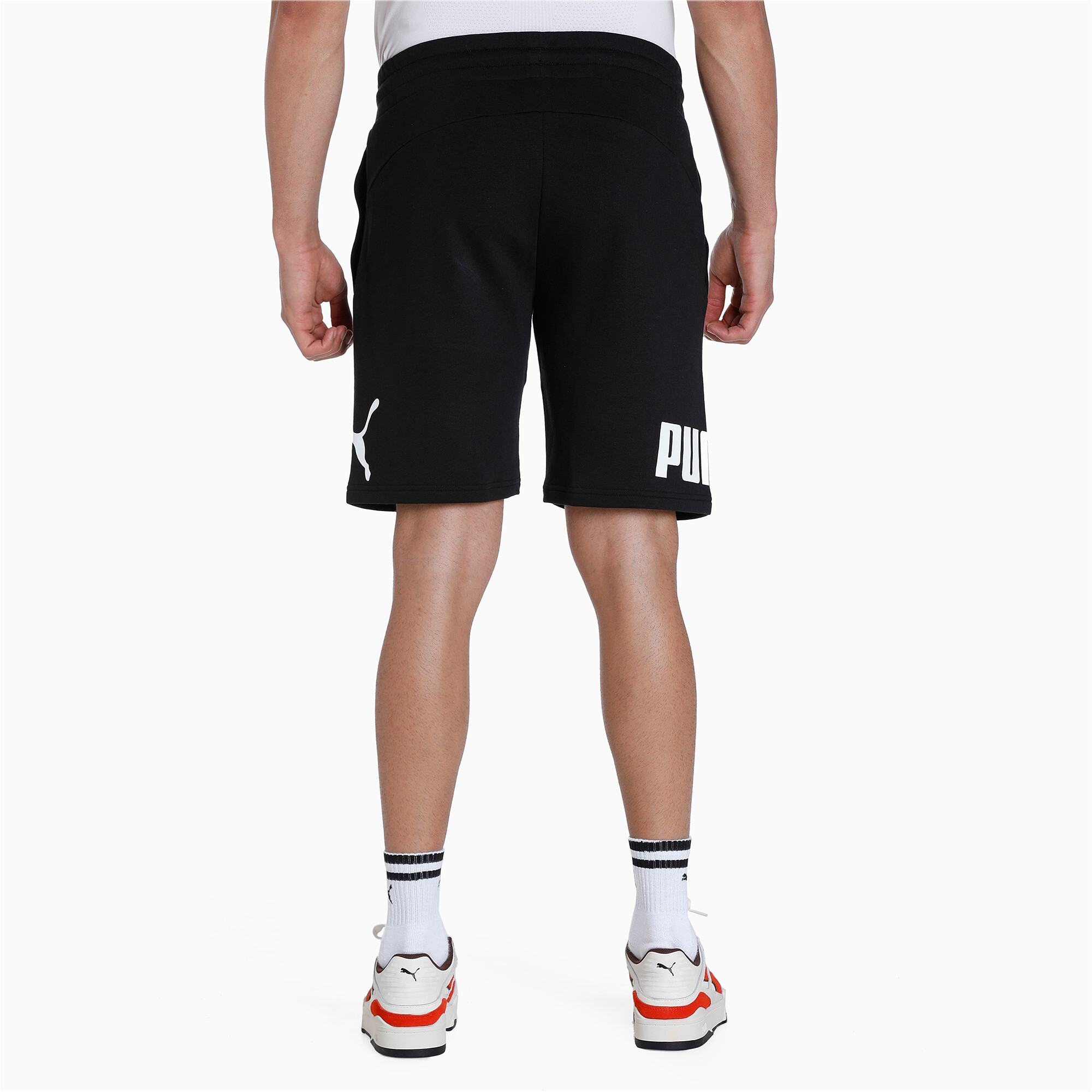 Men's PUMA POWER Shorts Men In Black, Size XL