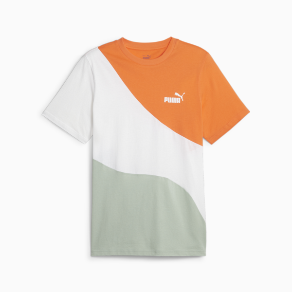 PUMA POWER Cat Tee Men, Hot Heat, large-ZAF