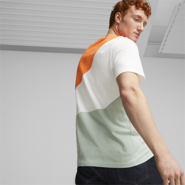 PUMA POWER Cat Tee Men, Hot Heat, large-ZAF