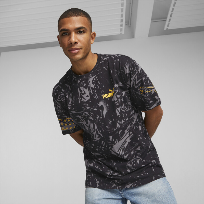 

Men's PUMA POWER AOP Relaxed Fit T-Shirt