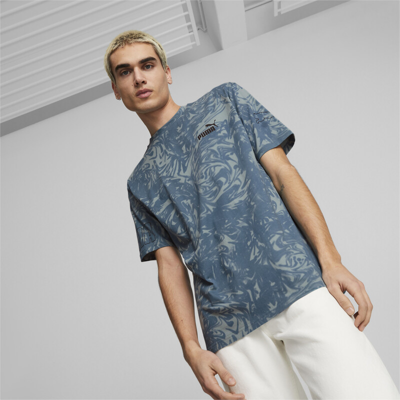 

Men's PUMA POWER AOP Relaxed Fit T-Shirt