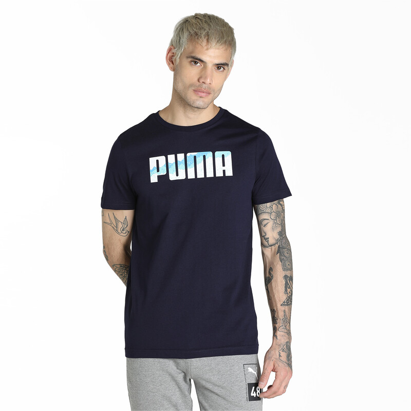

Men's PUMA Logo T-Shirt, Purple