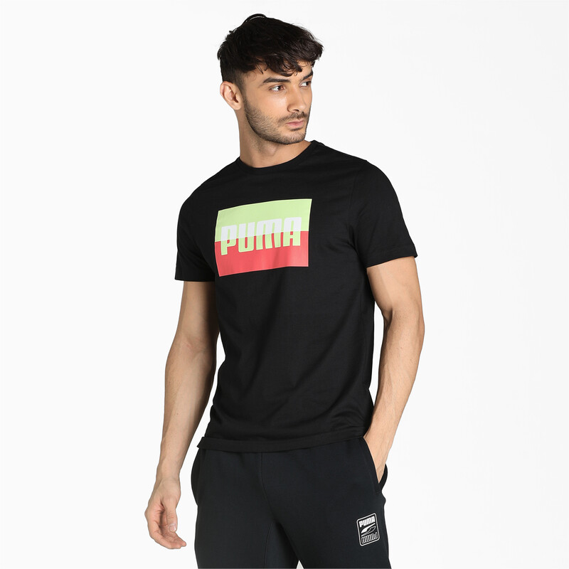 

Men's PUMA Box Logo Slim Fit T-Shirt, Black