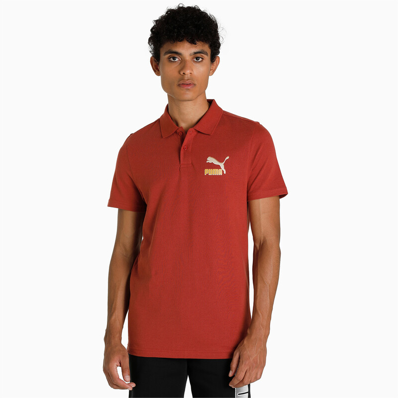 

Men's PUMA Archive Graphic Slim Fit Polo, Red