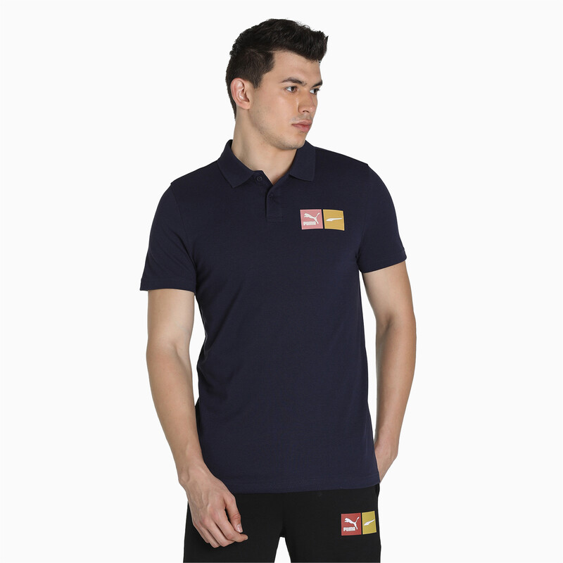 Men's PUMA Archive Graphic Slim Fit Polo II, Purple