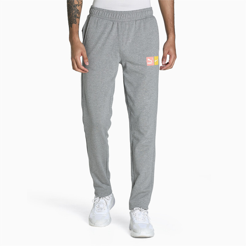 Men's PUMA Archive Graphic Slim Fit Pants, Gray
