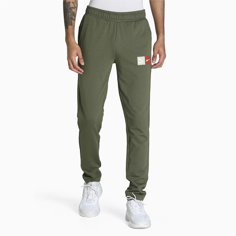 

Men's PUMA Archive Graphic Slim Fit Pants, Gray/green