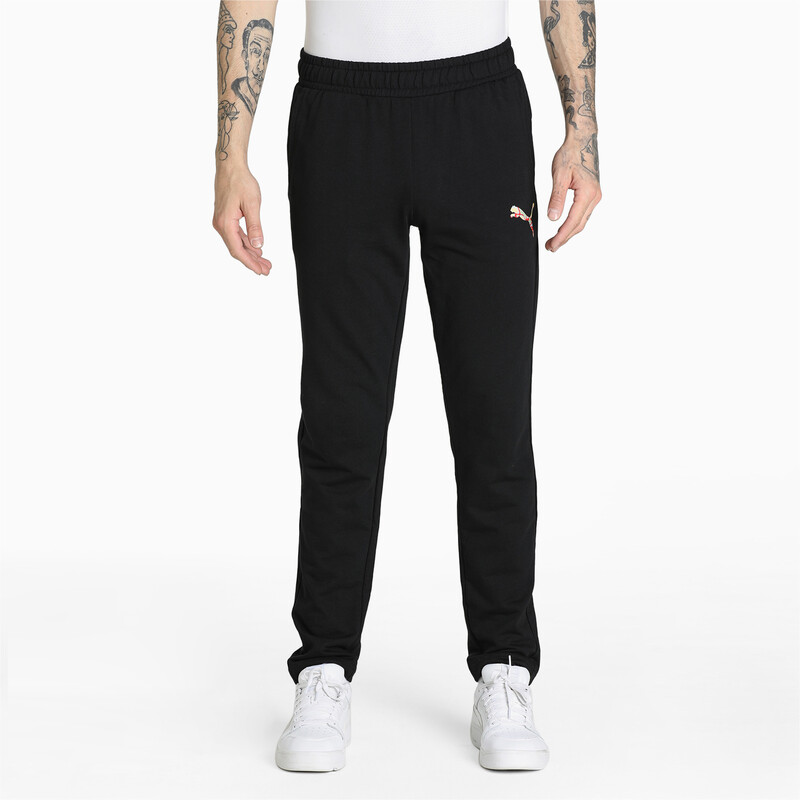 

Men's PUMA Cat Logo Slim Fit Pants, Black