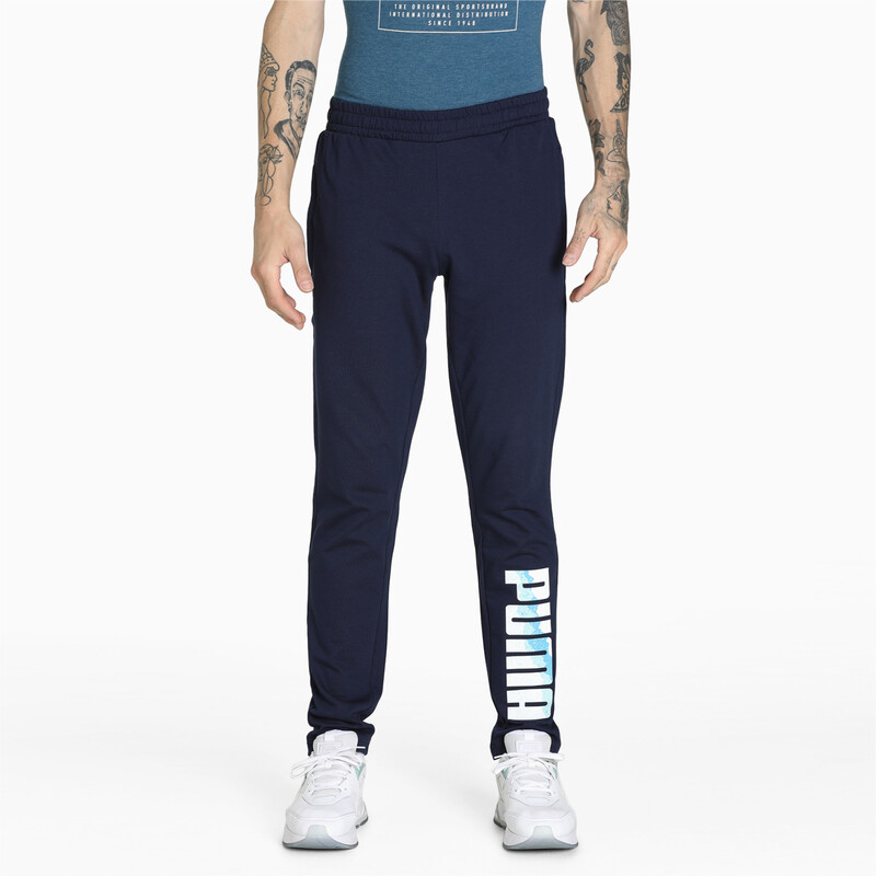 

Men's PUMA Zippered Graphic Slim Fit Pants