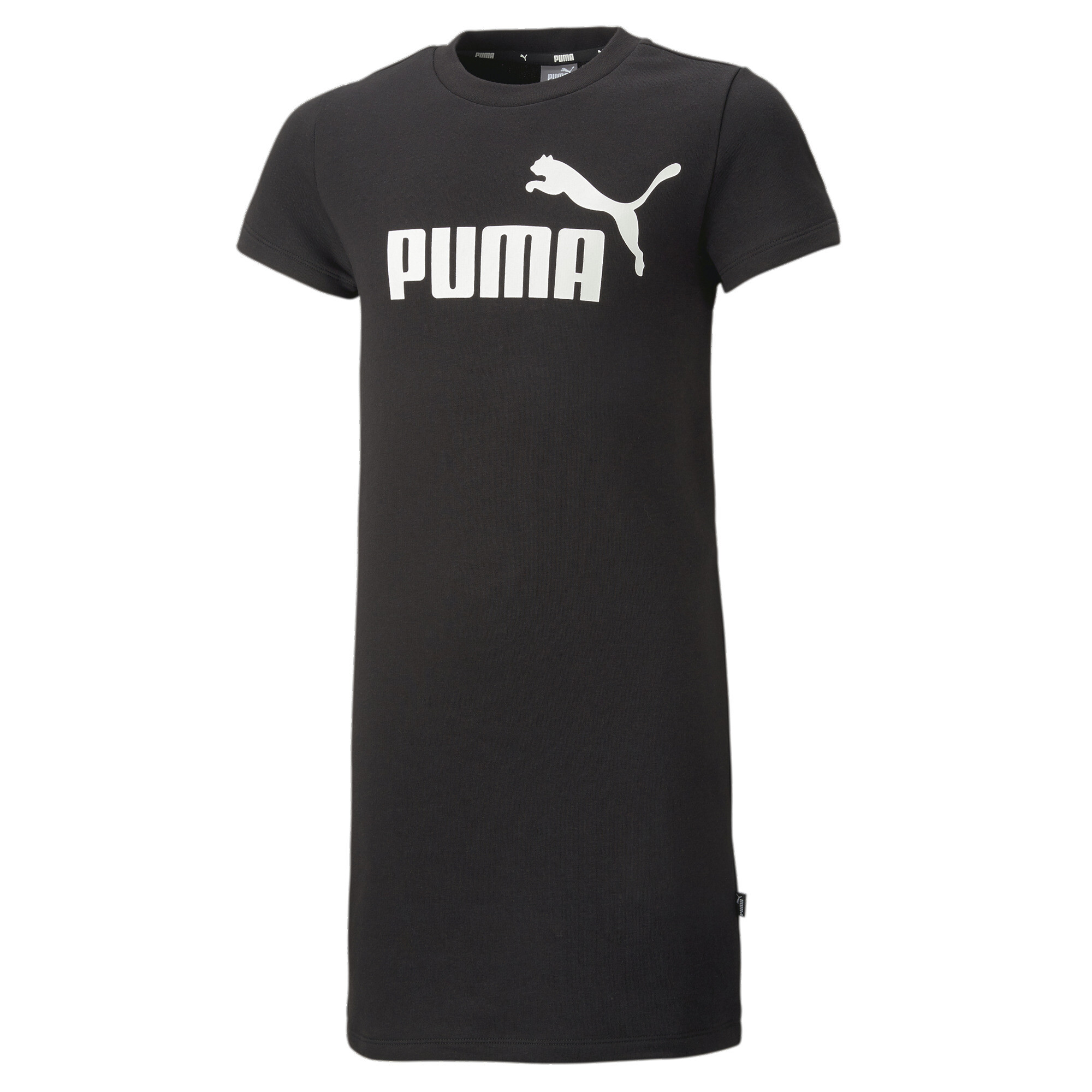 Women's Puma Essentials+ Logo Dress Youth, Black, Size 1-2Y, Clothing