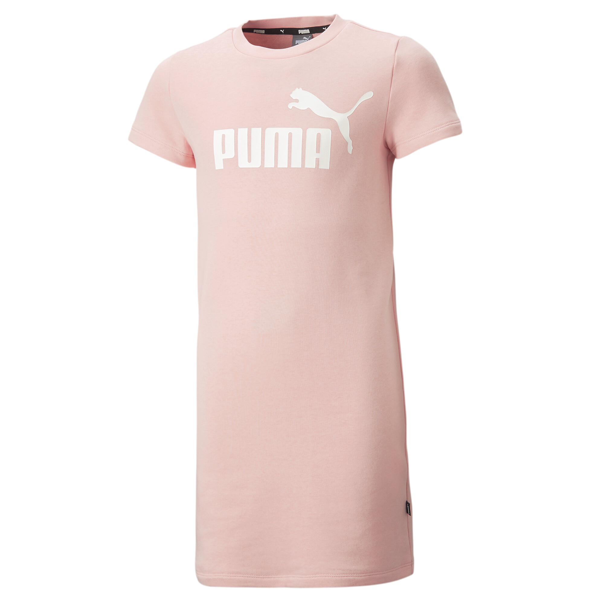Women's Puma Essentials+ Logo Dress Youth, Pink, Size 13-14Y, Clothing