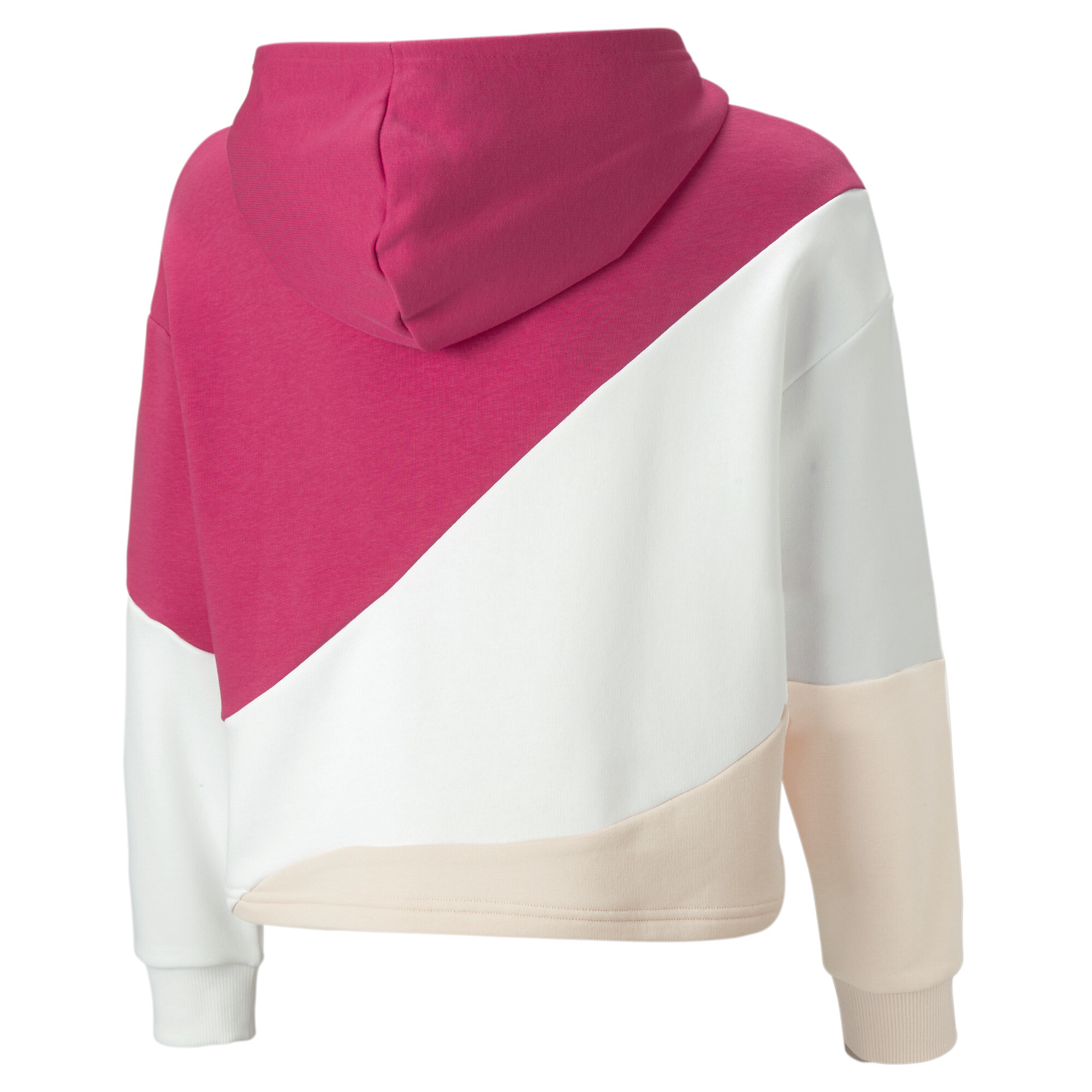 PUMA Power Cat Hoodie In Pink, Size 13-14 Youth