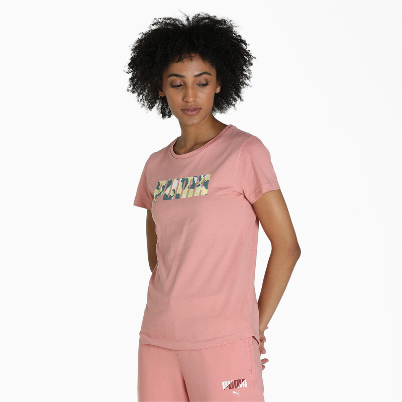 

Women's PUMA Camo Graphic Logo Regular Fit T-Shirt