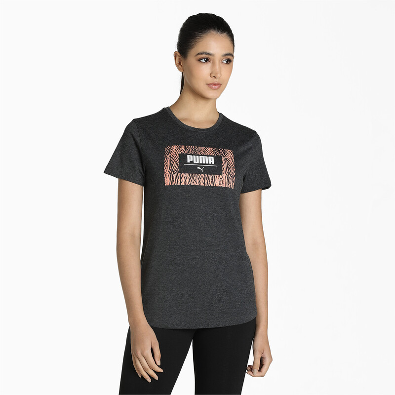 

Women's PUMA Patterned Graphic Logo T-Shirt
