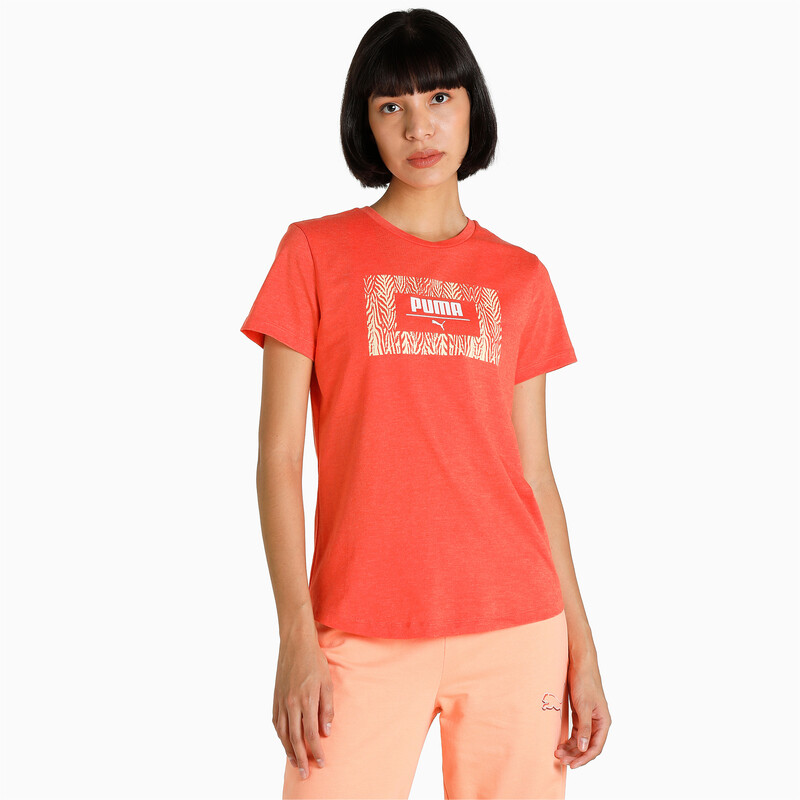 Women's PUMA Patterned Graphic Logo T-Shirt