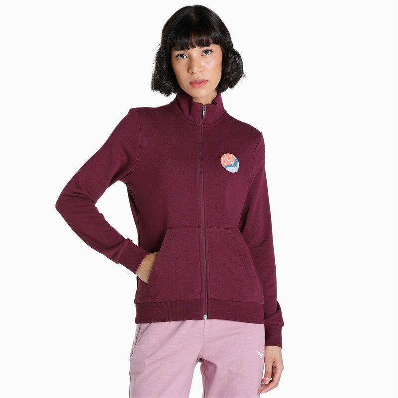 

Women's PUMA Wavy Graphic Logo Regular Fit Jacket