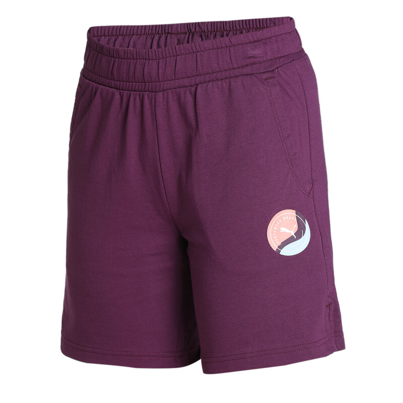 

Women's PUMA Wavy Graphic Logo Shorts