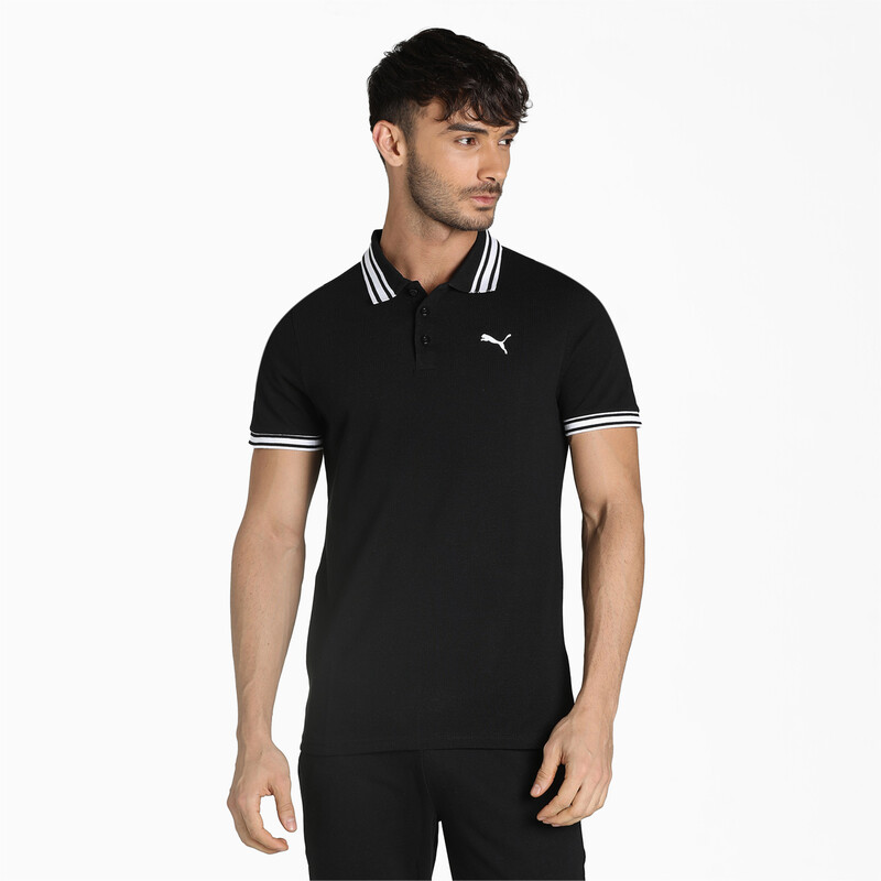 

Men's PUMA One8 Virat Kohli Core Polo, Black