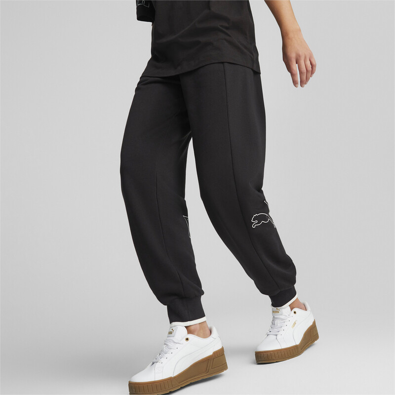 

Women's PUMA Power Colorblock Trackpants, Black