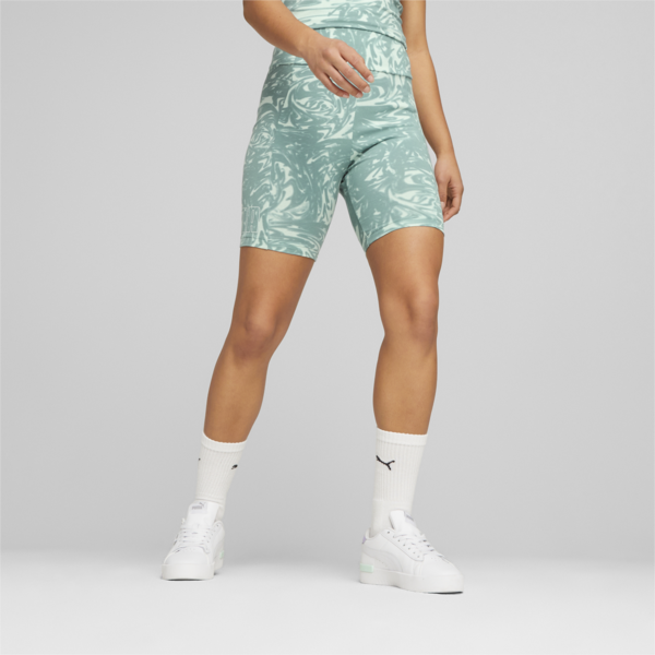 PUMA POWER Short Leggings Women, Adriatic, large-ZAF