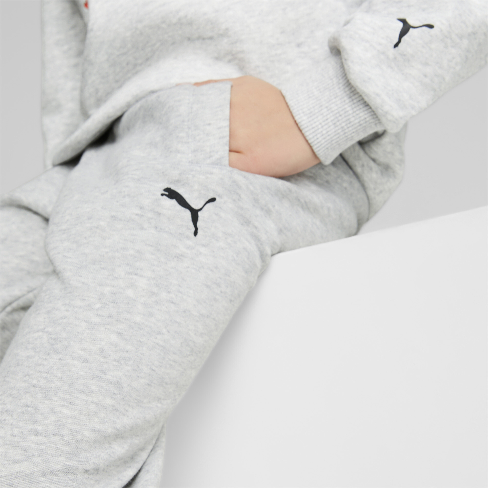 Puma X SPONGEBOB Sweatpants Kids, Gray, Size 4-5Y, Clothing